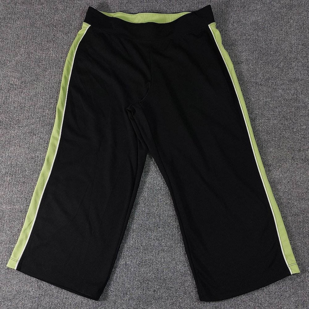 SJB Active workout pant cropped Straight Womens Size Medium High Rise 22" Inseam